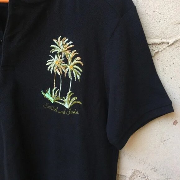 NEW NWT RARE Scotch & Soda Short Sleeve Shirt Size M - Picture 2 of 9